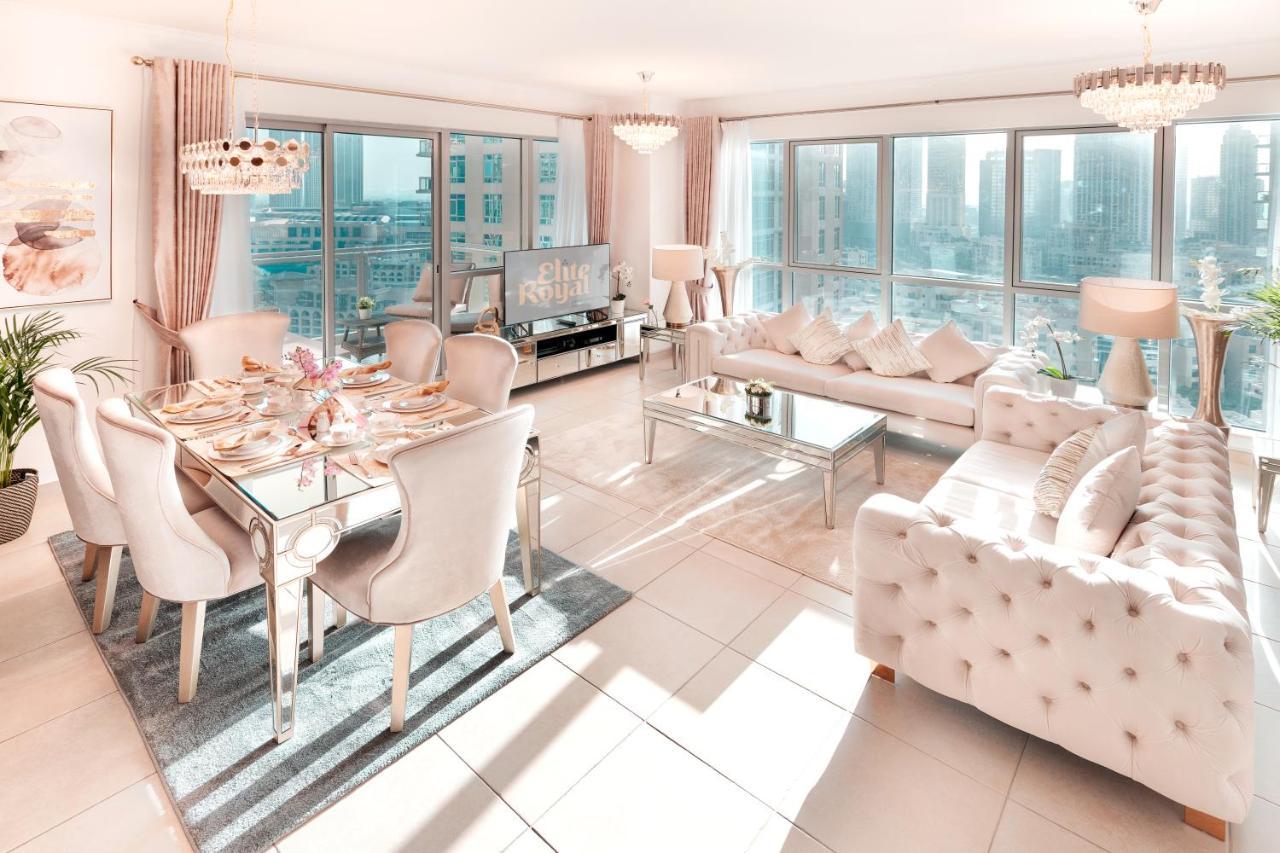 Elite Royal Apartment - Full Burj Khalifa & Fountain View - Ruby ดูไบ ภายนอก รูปภาพ